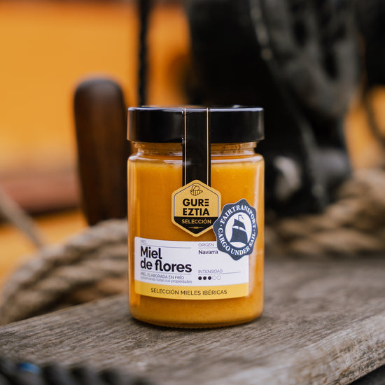 Tres Hombres Honey Sail-shipped from Spain: Miel de flores Navarra