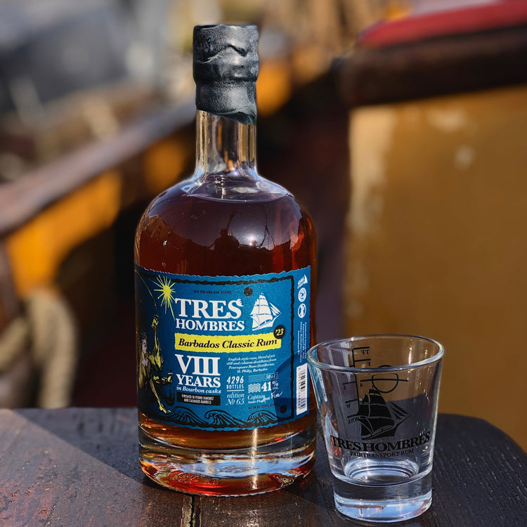 Special deal with Tres Hombres Rum and Tres Hombres Rum Glas