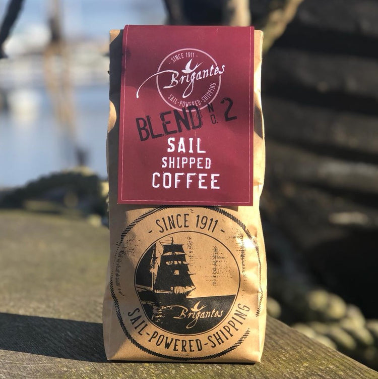 Brigantes Coffee Blend no. 2, 50% Arabica (Colombia) 50% Robusta (Mexico)
