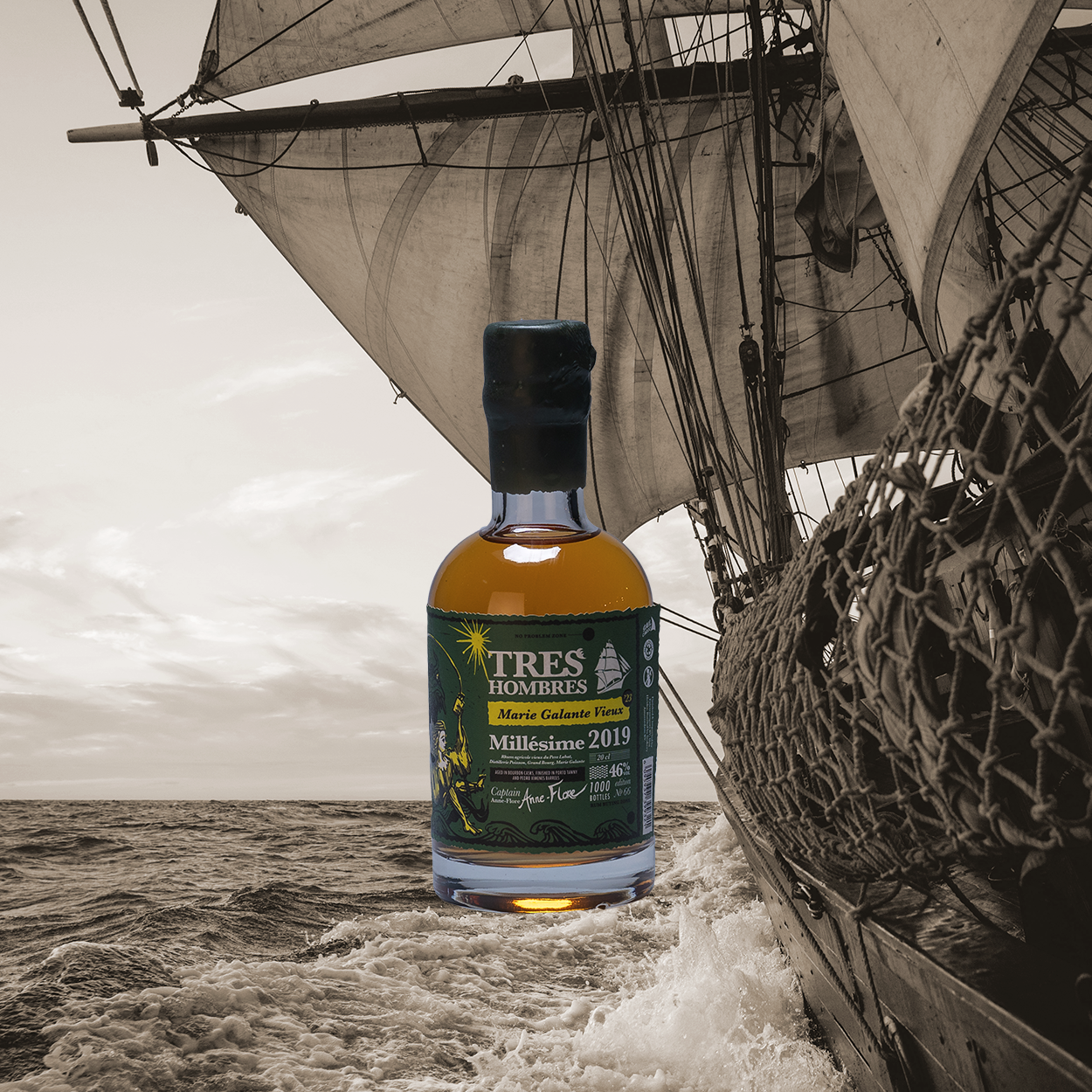 Tres Hombres Rum Edition 66 Marie-Galante Mini 25cl