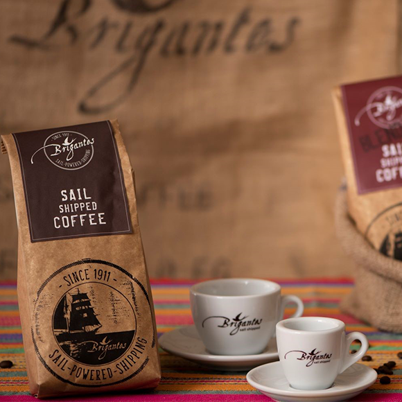 Brigantes Coffee Blend no. 2, 50% Arabica (Colombia) 50% Robusta (Mexico)