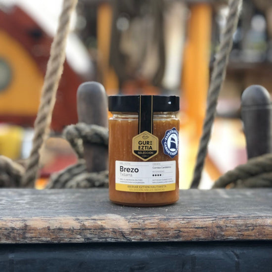 Tres Hombres honey sail-shipped from Spain: Miel de Brezo Txilarra