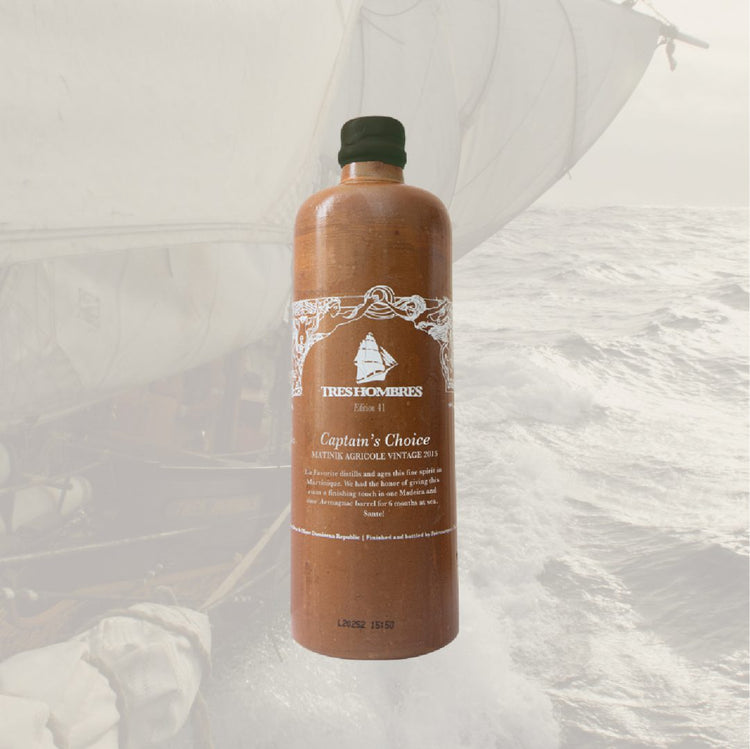 Tres Hombres Captain's Choice Cask Strength Limited Edition Rum from Martinique