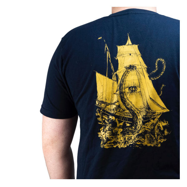 Golden Myth Tres Hombres T-shirt Navy Blue