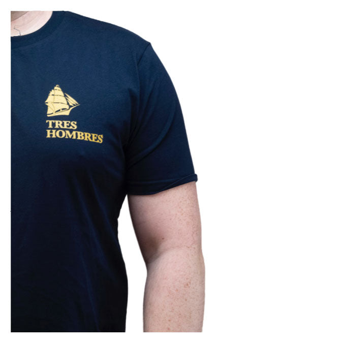 Golden Myth Tres Hombres T-shirt Navy Blue