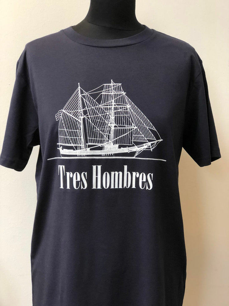 Old Style Tres Hombres T-shirt Navy Blue